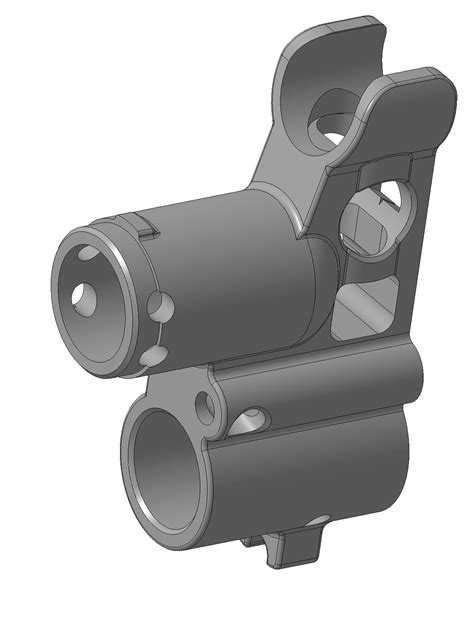 Прицел АК-47 - Чертежи, 3D Модели, Проекты, Огнестрельное оружие