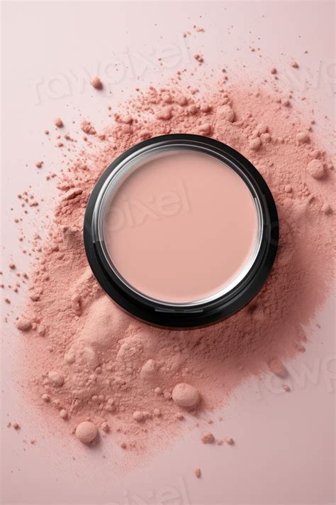 powder blush compact product packaging premium photo rawpixel