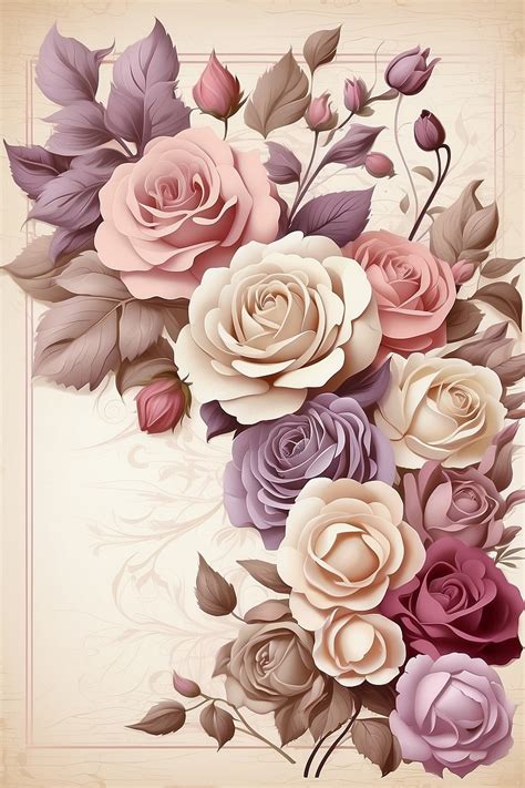 Vintage Rose Background Free Stock Photo - Public Domain Pictures