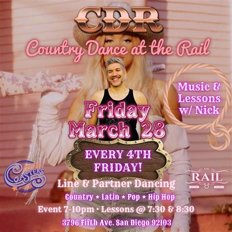 COUNTRY DANCE AT THE RAIL