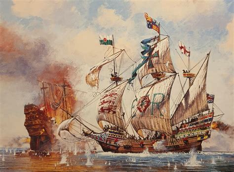 Sir Francis Drake Capturing A Spanish Galleon, 1588, 51% OFF