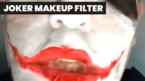 How to get Joker Instagram filter? - Creepy Clown Camera effect