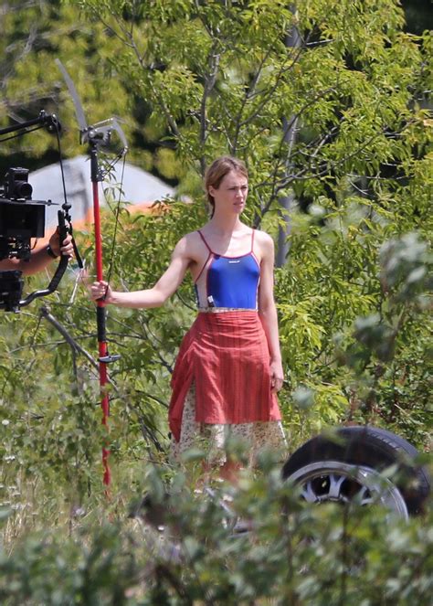 MACKENZIE DAVIS on the Set of Station Eleven in Toronto 06/25/2021