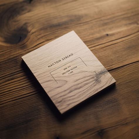 Premium Photo | A book on a wooden table with a wooden cover.