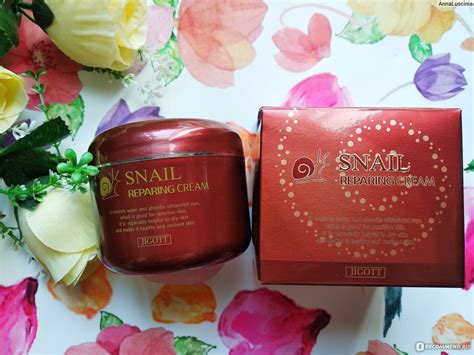 Крем для лица Jigott Snail Reparing Cream 100 gr Korea Cosmetics ...