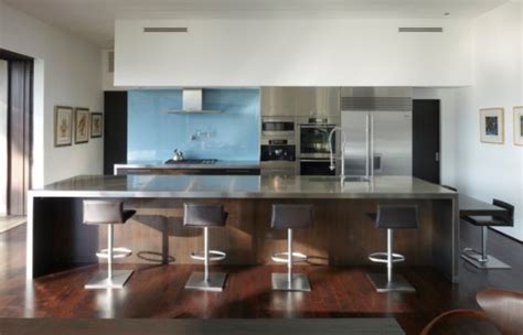 10 Beautiful Stainless Steel Kitchen Island Designs