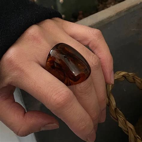 Новые винтажные модные большие кольца на палец для женщин, массивный ...