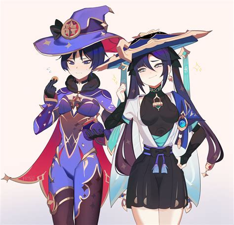 Wanderer and Mona Genshin Impact | HoYoLAB