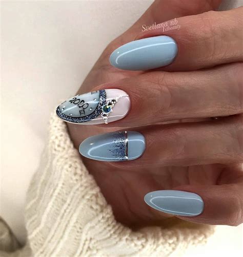 дизайн ногтей новогодний нежный - uniformcustomize