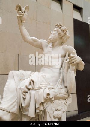 Anacreon sculpture by Eugene Guillaume Musee d Orsay Paris France Stock ...