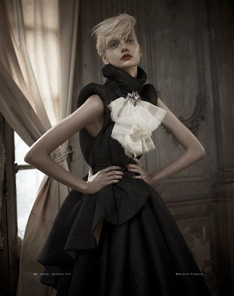 Nastya Kusakina by Mariano Vivanco for Vogue Russia