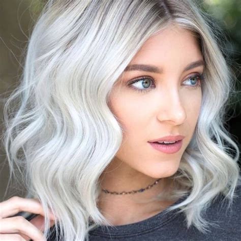 Platinum hair