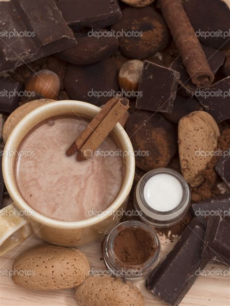 Cup of hot chocolate Stock Photo by ©vesnac 13770060