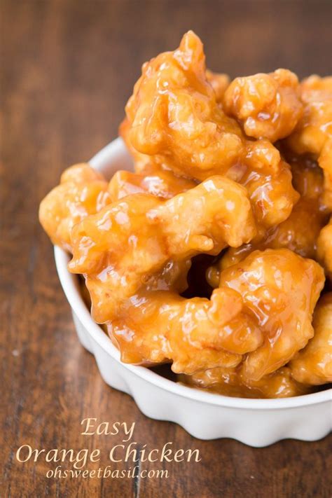 Easy Orange Chicken Recipe (Homemade!) | Oh Sweet Basil | Recipe