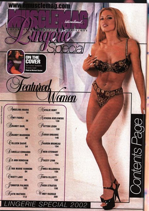 Musclemag International Lingerie issue 2002 WWE Diva Trish Stratus