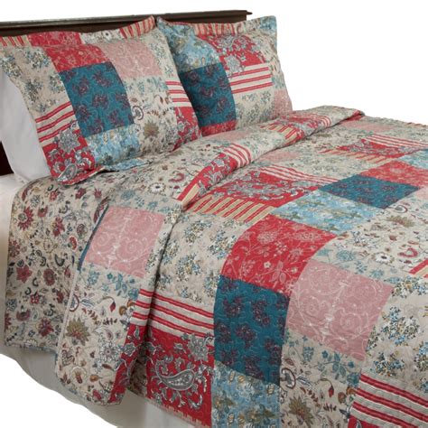 patchwork quilt set designer review real photo