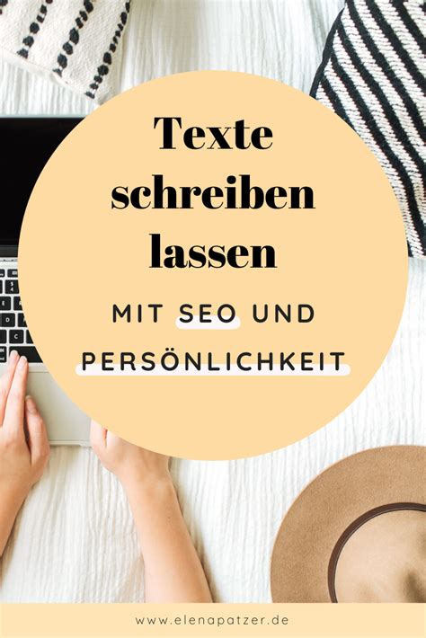 Texte schreiben lassen - SEO, Website & Blogs | Elena Patzer