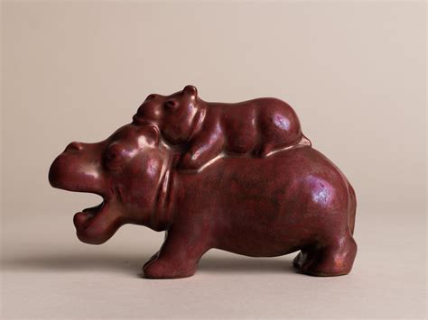 Maternité, sculpture de Gertrud Kudielka pour Lauritz Hjorth, Danemark
