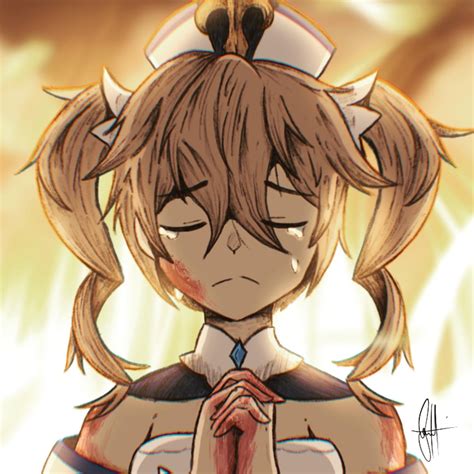 Lower one’s eyes fanart Genshin Impact | HoYoLAB