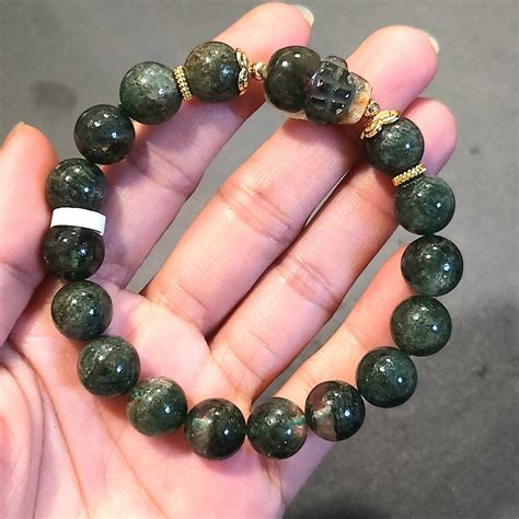 Natural Green Ghost Phantom with Pixiu