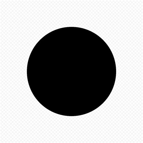black dot circle icon hd png citypng