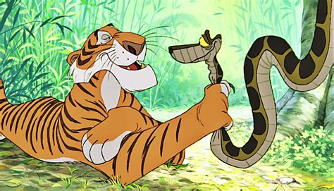 Shere Khan Holding Kaa