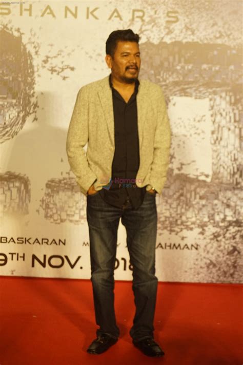 S. Shankar at the Press Conference for film 2.0 in PVR, Juhu on 25th ...