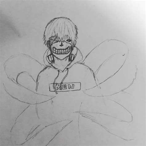 ken kaneki drawing 3