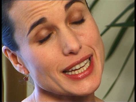 Andie MacDowell - Square Jawed Women