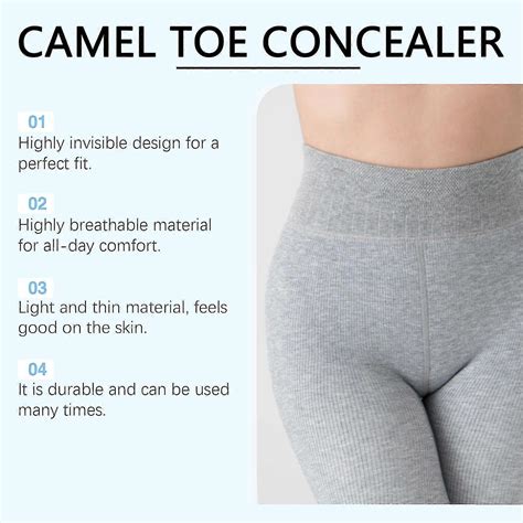 Camel Toe Concealer, Seamless Camel Toe Hider, Reusable Invisible Anti