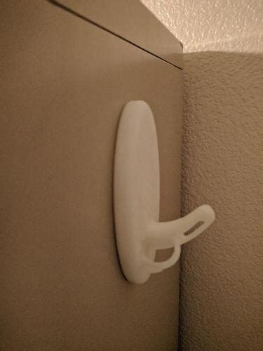 3D Printed Command strip hook by EDfunDoWitz | Pinshape