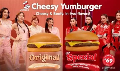 jollibee adds  special cheesy yumburger   menu buzzsetter