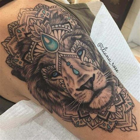 14+ Mandala & Lion Tattoo Designs - PetPress