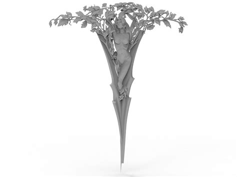 📁 3D Model STL File for CNC Router/Laser & 3D Printer Naked Woman 17