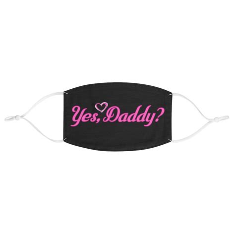 Yes, Daddy Face Mask, Slut Wife Mask, BDSM Mask, Swinger Mask, Fetish