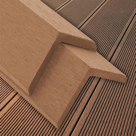 Teak Composite Decking Edge Trim - Affordable Decking