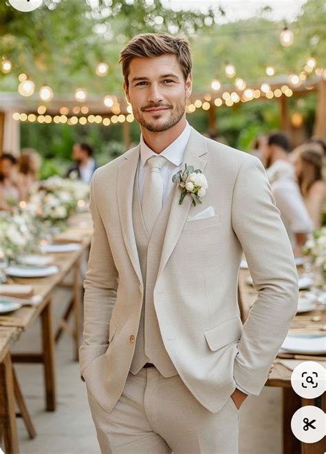 Pode Usar Bege Em Casamento - Padrinhos de bege/areia em 2025 | Trajes padrinho de casamento, Roupas ...