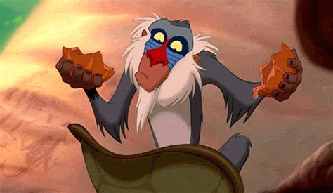 Rafiki Holding Simba Gif