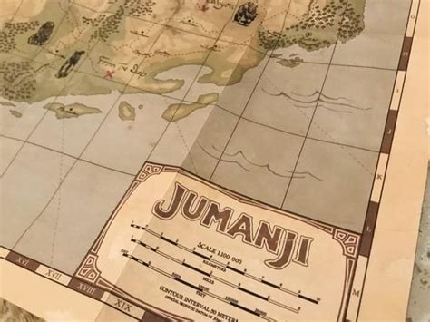 Jumanji Map: Welcome to the Jungle MAP Replica JUMANJI - Etsy | Welcome to the jungle, Map ...