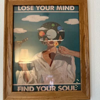 Lose Your Mind Find Your Soul Vintage Poster, Lose Your Mind Print ...