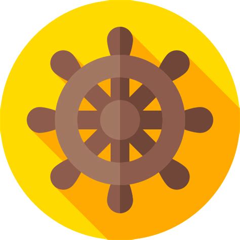 Helm Flat Circular Flat icon