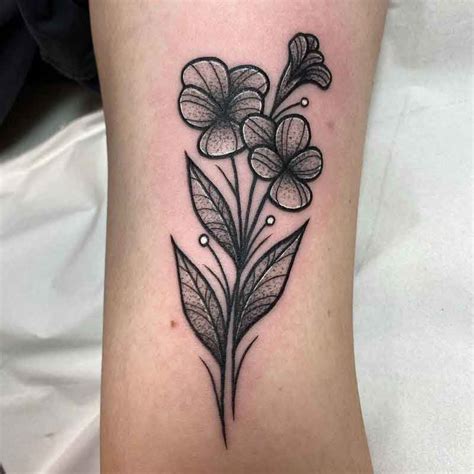 25 Best February Birth Flower Tattoo In Collection For Inking