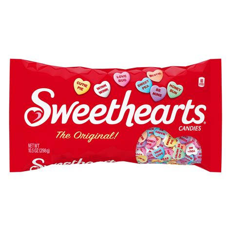 Sweethearts Kids Shaped Valentine's Day Fruit Candy, Cherry Flavor, 10.