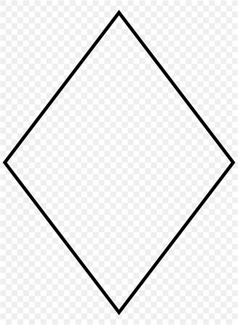 Rhombus Clip Art, PNG, 1757x2400px, Rhombus, Area, Black, Black And ...