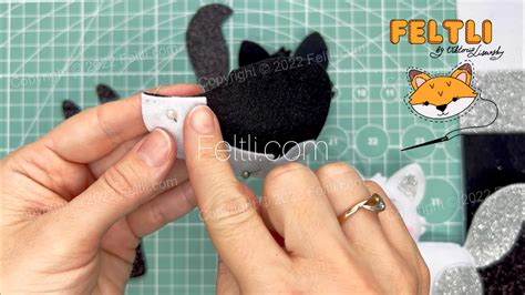 Котик из фетра своими руками / Выкройка котика • Feltli