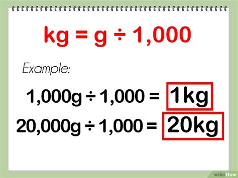 3 Modi per Convertire i Grammi in Chilogrammi - wikiHow