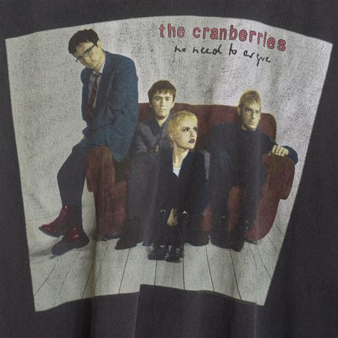 Vintage Cranberries "No Need to Argue" Tour T-shirt | Black Shirts World