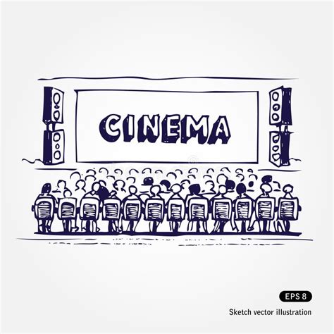 Kino ilustracja wektor. Ilustracja złożonej z kino - 24880766