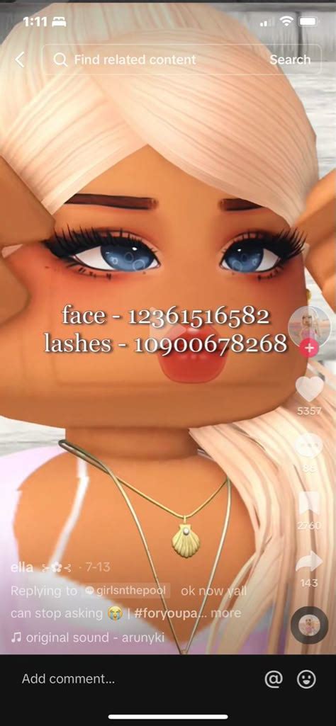 Roblox Eyelashes Id Code