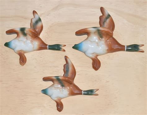 Ceramic Flying Wall Ducks, Retro, Must Have. - Etsy Australia